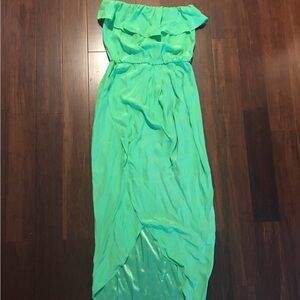 Amanda Uprichard Green Midi Dress